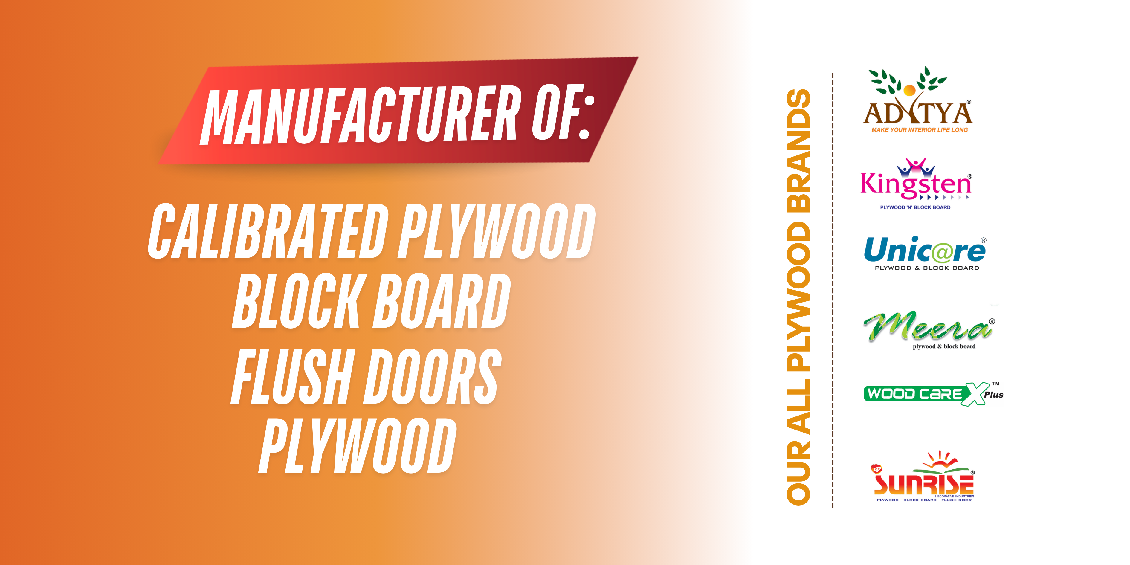 Plywood product showcase