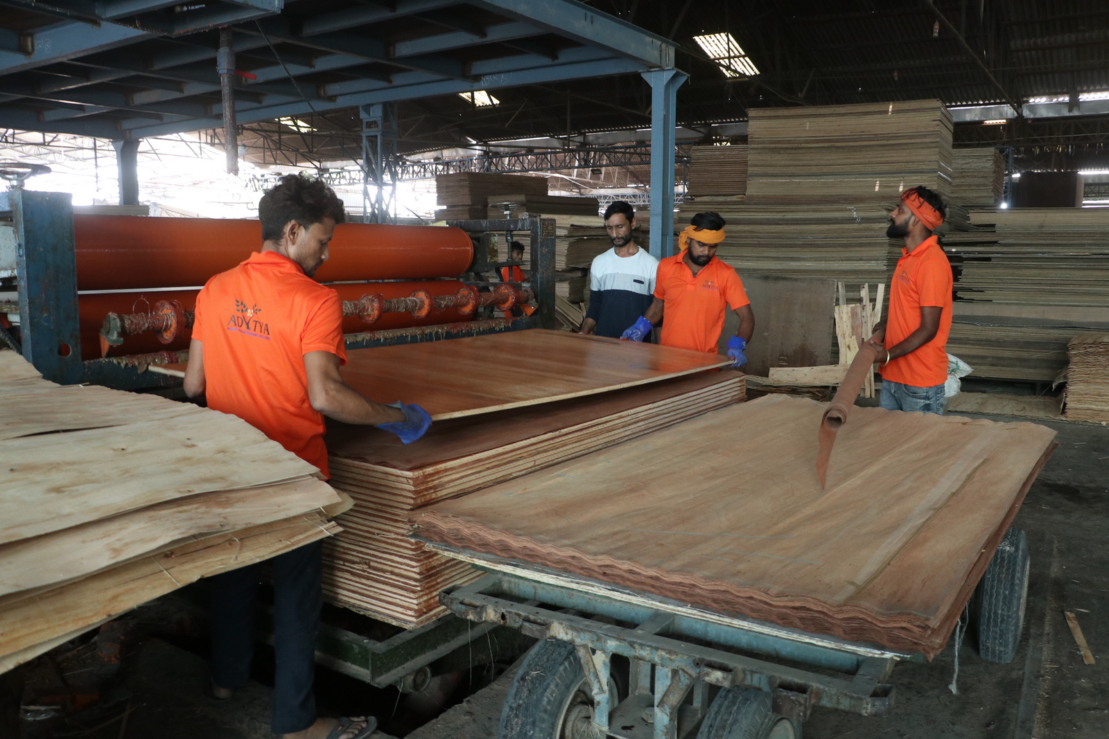 Plywood manufacturing