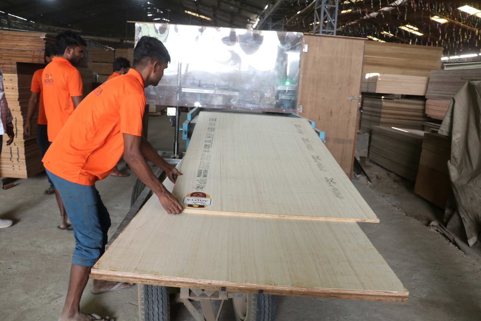 Minimalist black and white logo on a white background