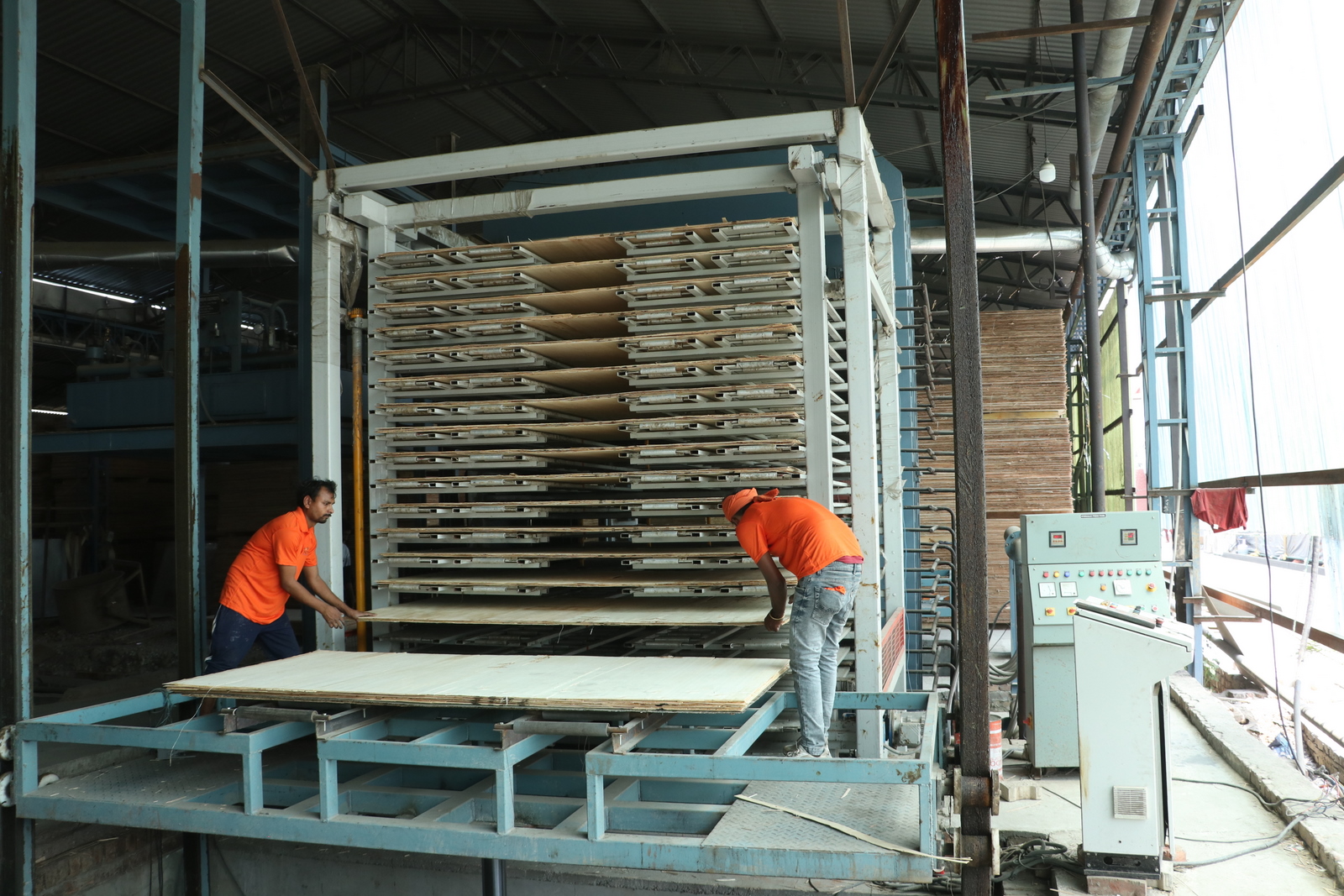 Close-up of hands holding a smartphone with app