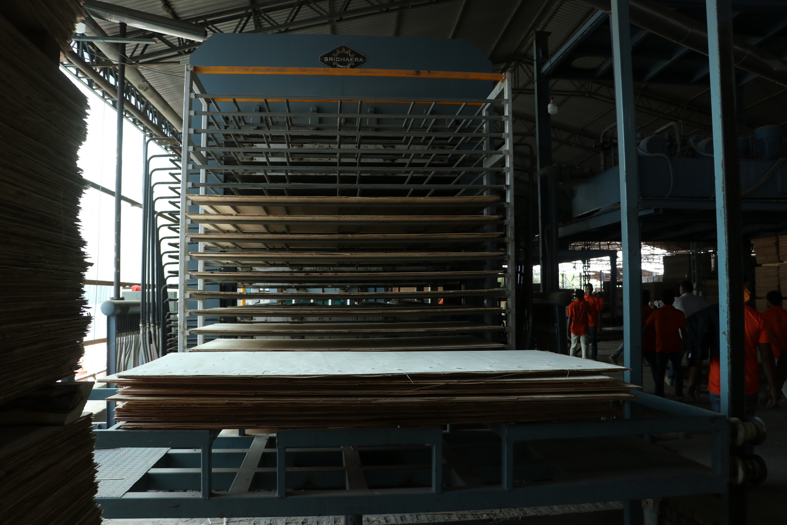 Creative logo design on a wooden table